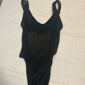 Black Sheer Bodysuit